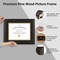 8.5X11 Diploma Frame, Solid Wood Brown with Gold Trim Certificate Frame, 8.5X11 Inch or 11X14 Diploma Without Mat, Real Glass Front with Black Over Gold Double Mat -1 Pack